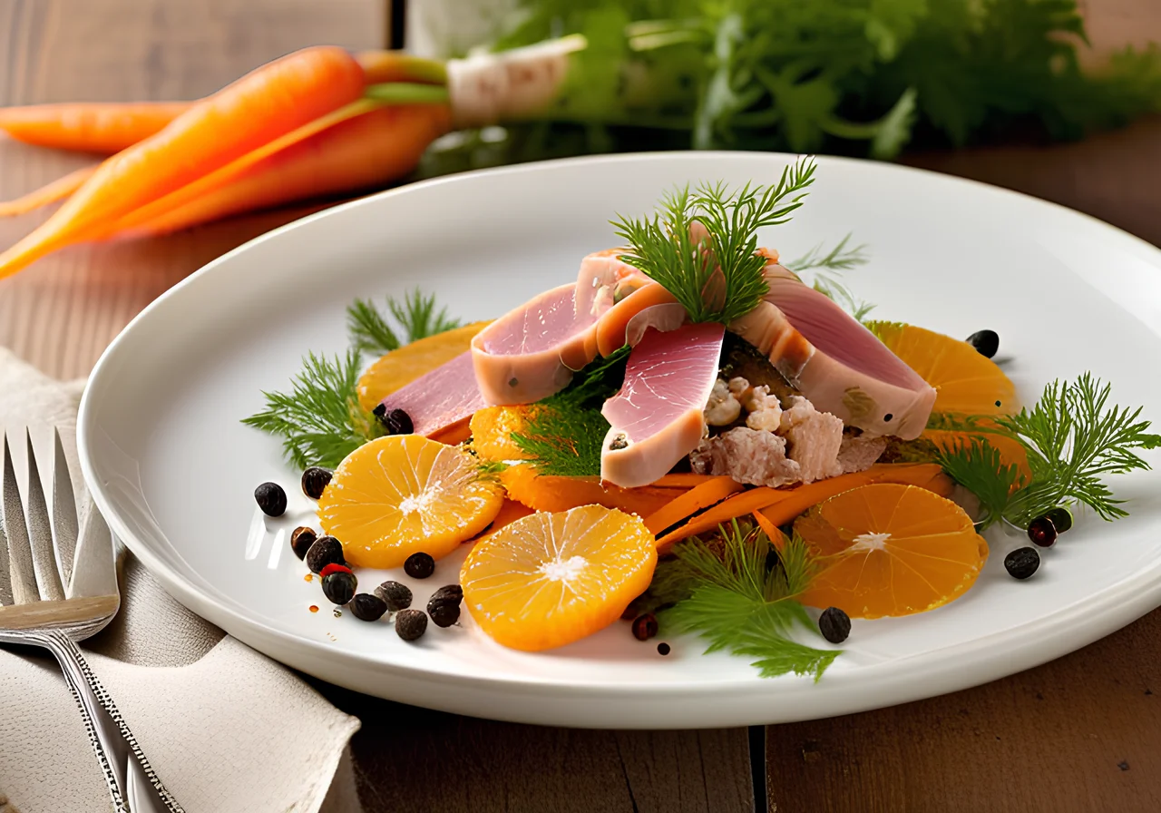 Carrot Salad with Tuna