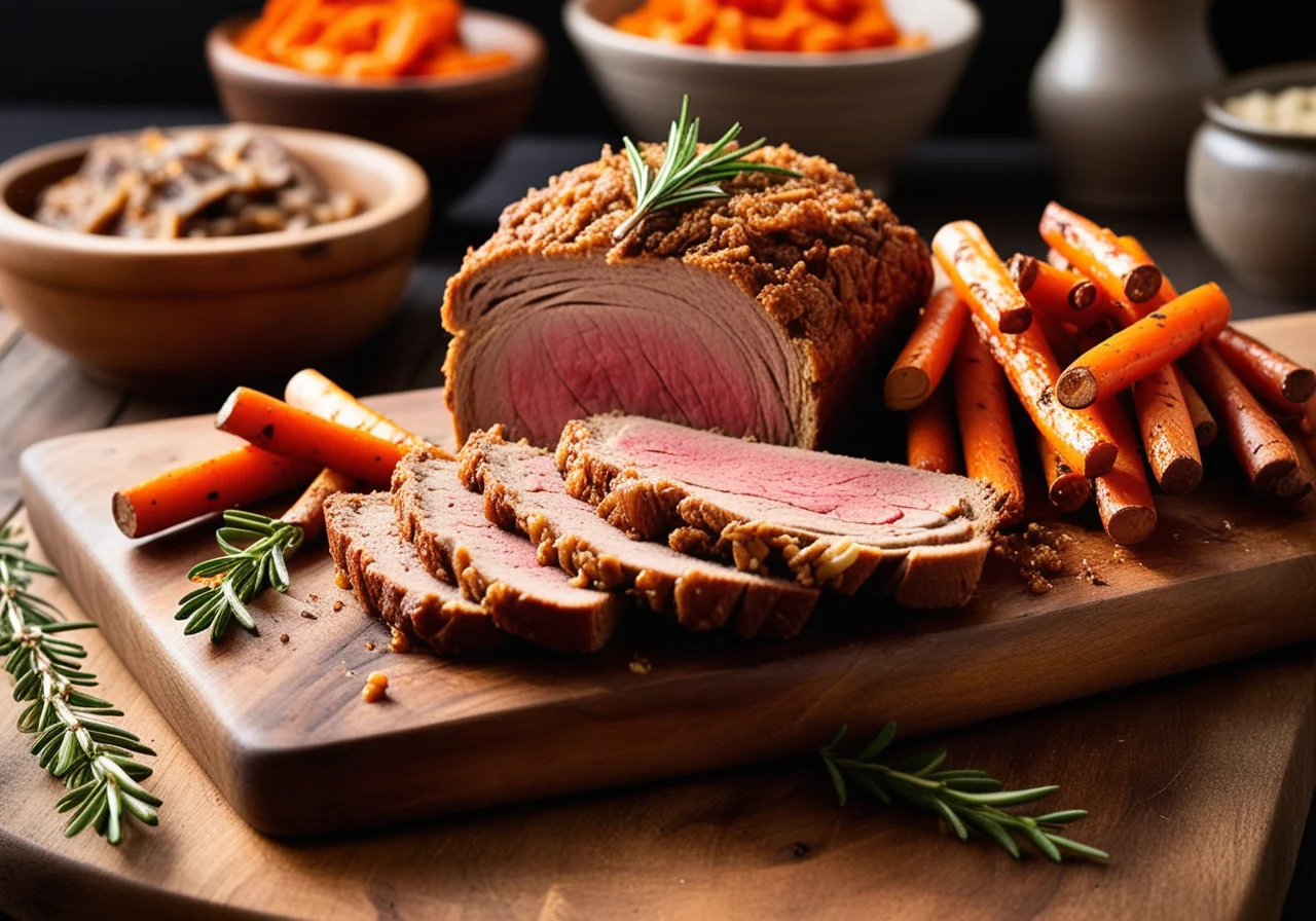 Pork Roast with Bread Filling