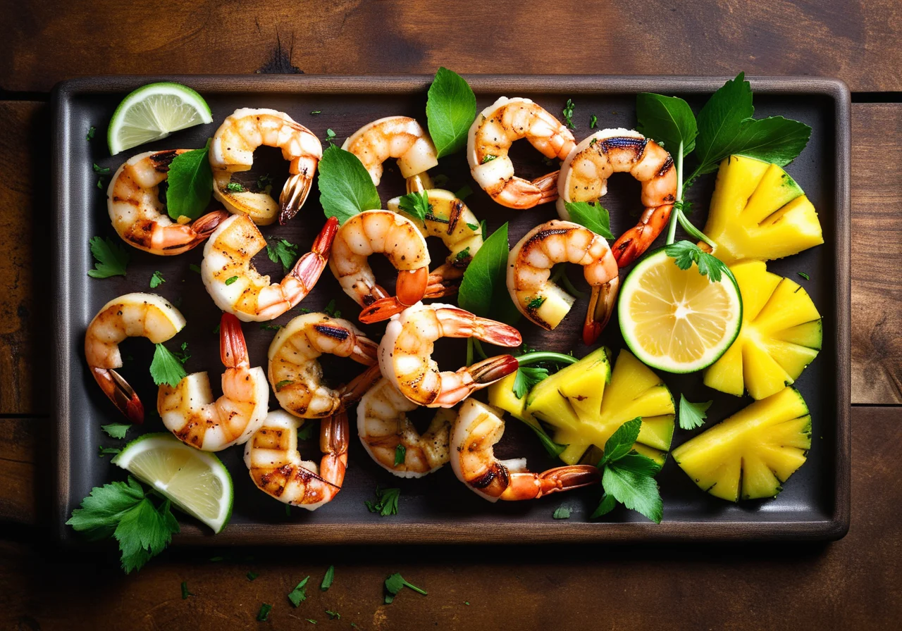 Shrimp-Scallop Skewers from the Grill