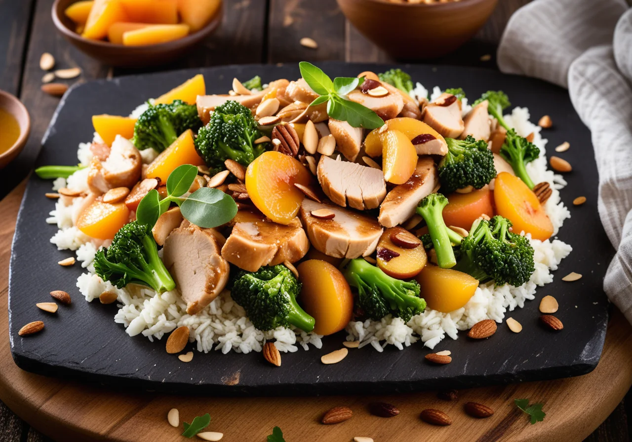 Chicken Fruit Stir‑Fry