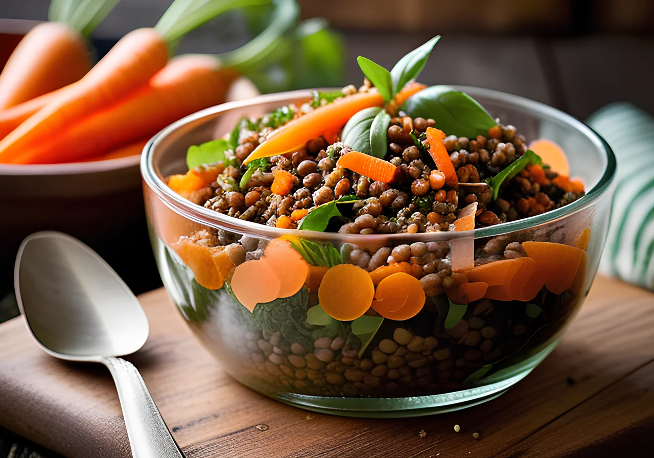 Lentil Salad with Carrots