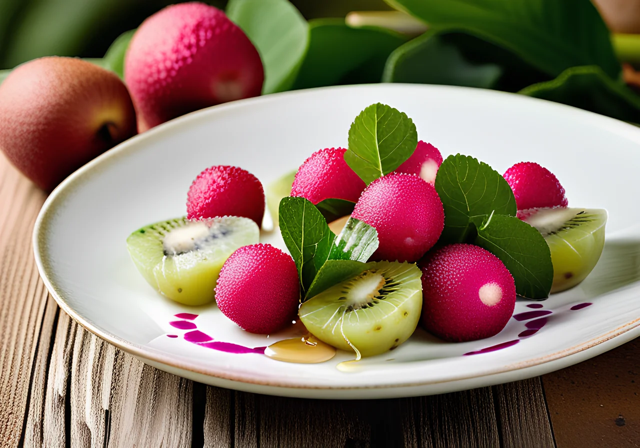 Lychee-Kiwi Salad
