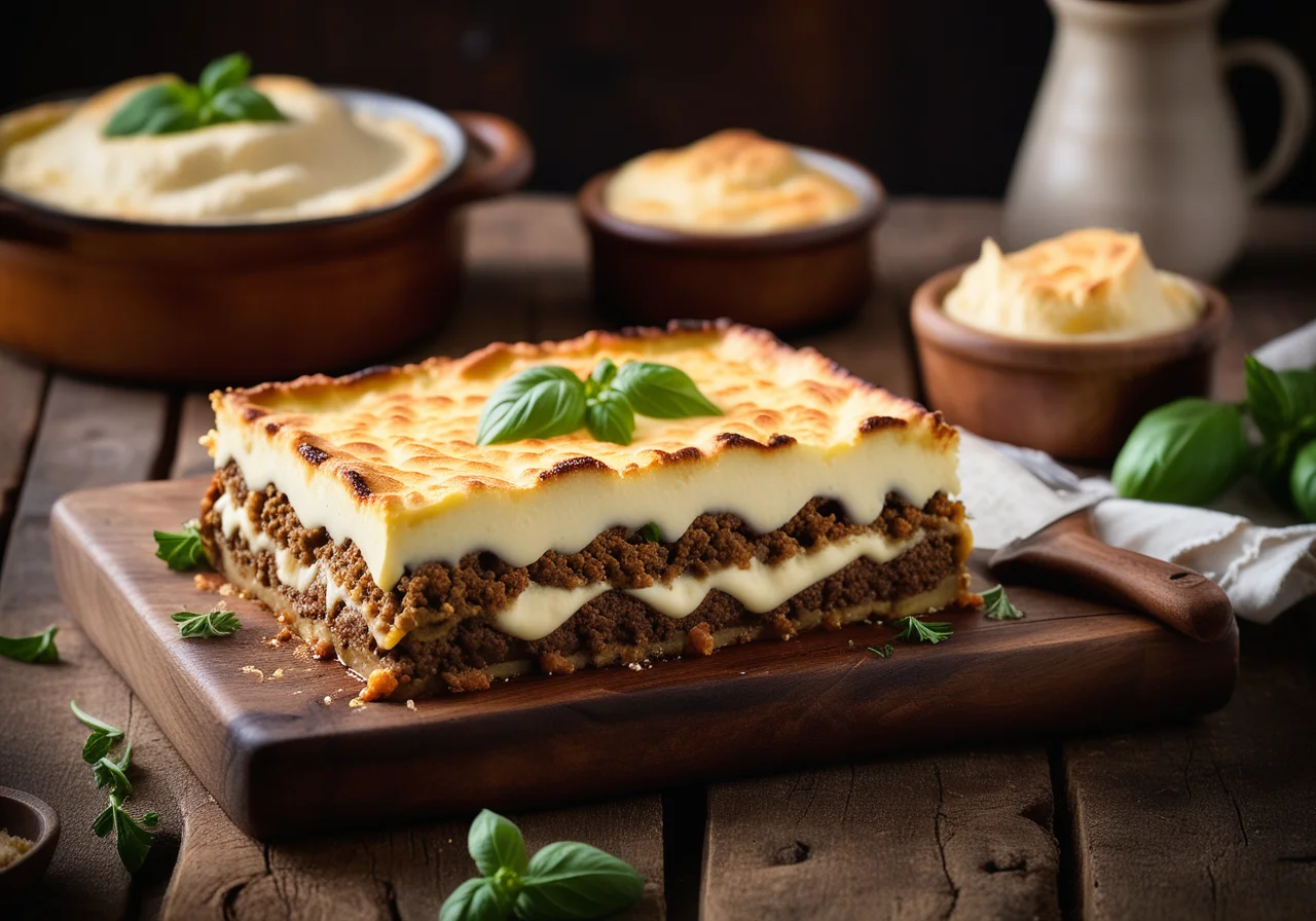 Moussaka with Eggplant and Feta