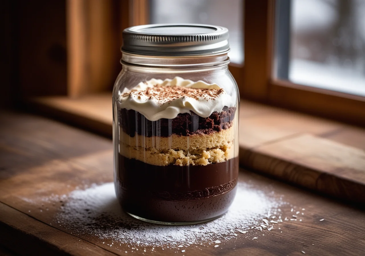 Cake in a Mason Jar