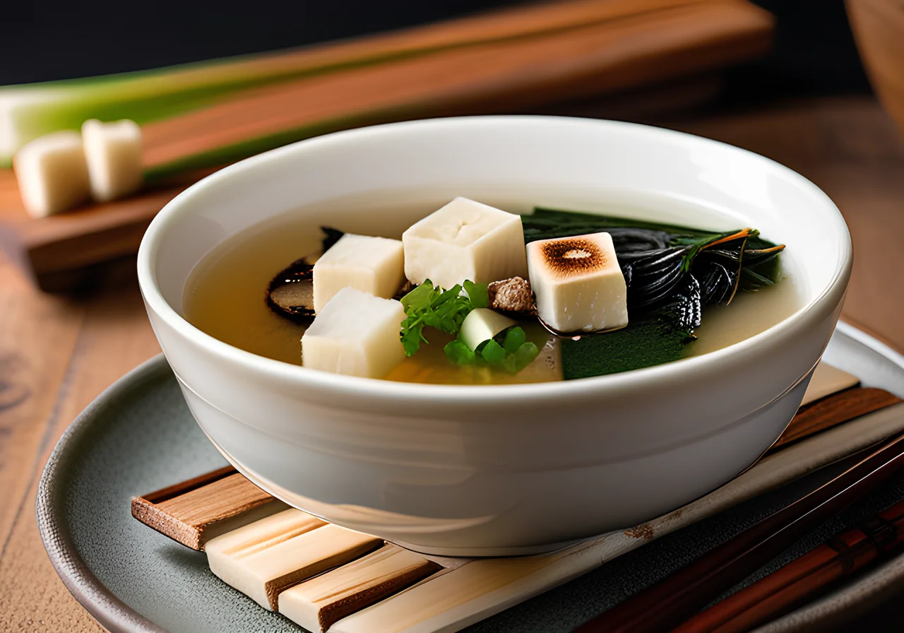 Miso Soup with Tofu and Daikon