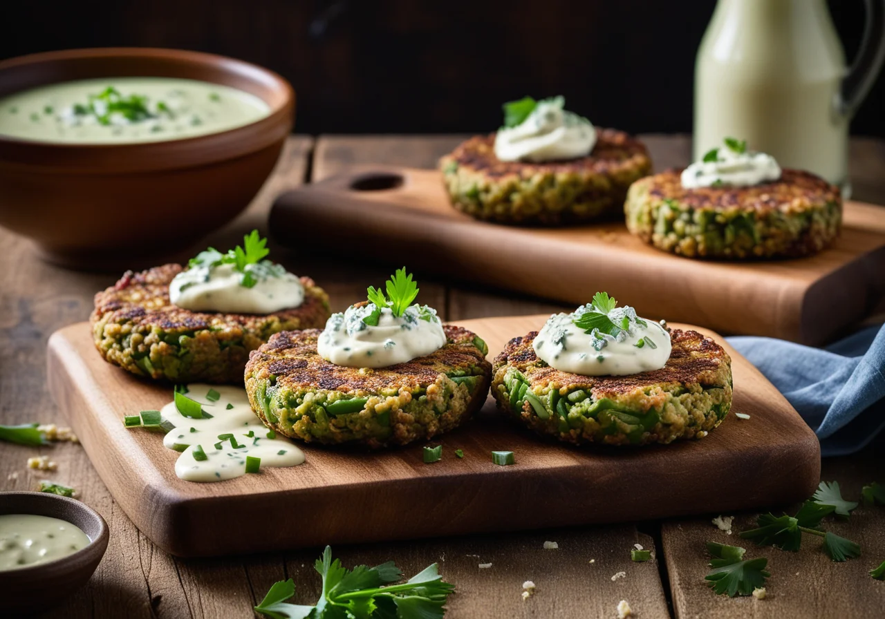 Barley Zucchini Patties