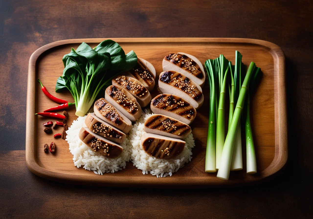 Turkey Steaks with Pak Choy