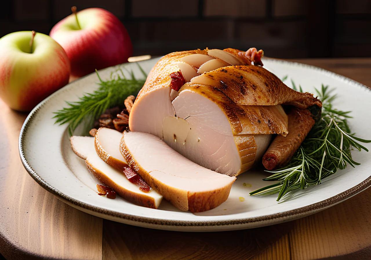 Stuffed Oven-Baked Turkey Breast