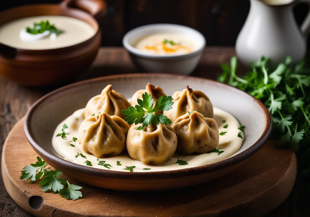 Turkish-Style Lamb Dumplings