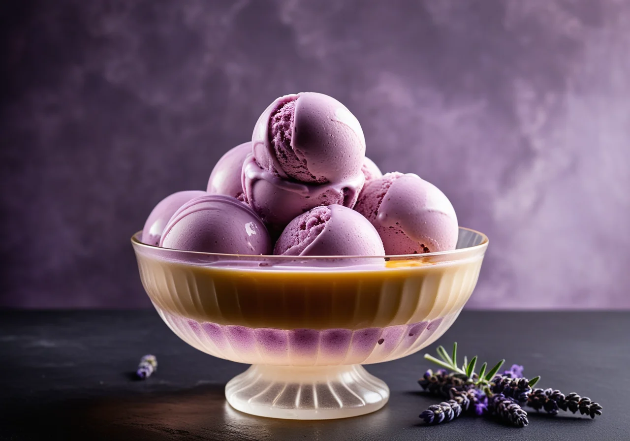Lavender Ice Cream