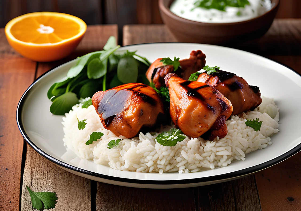 Tandoori Chicken with Rice