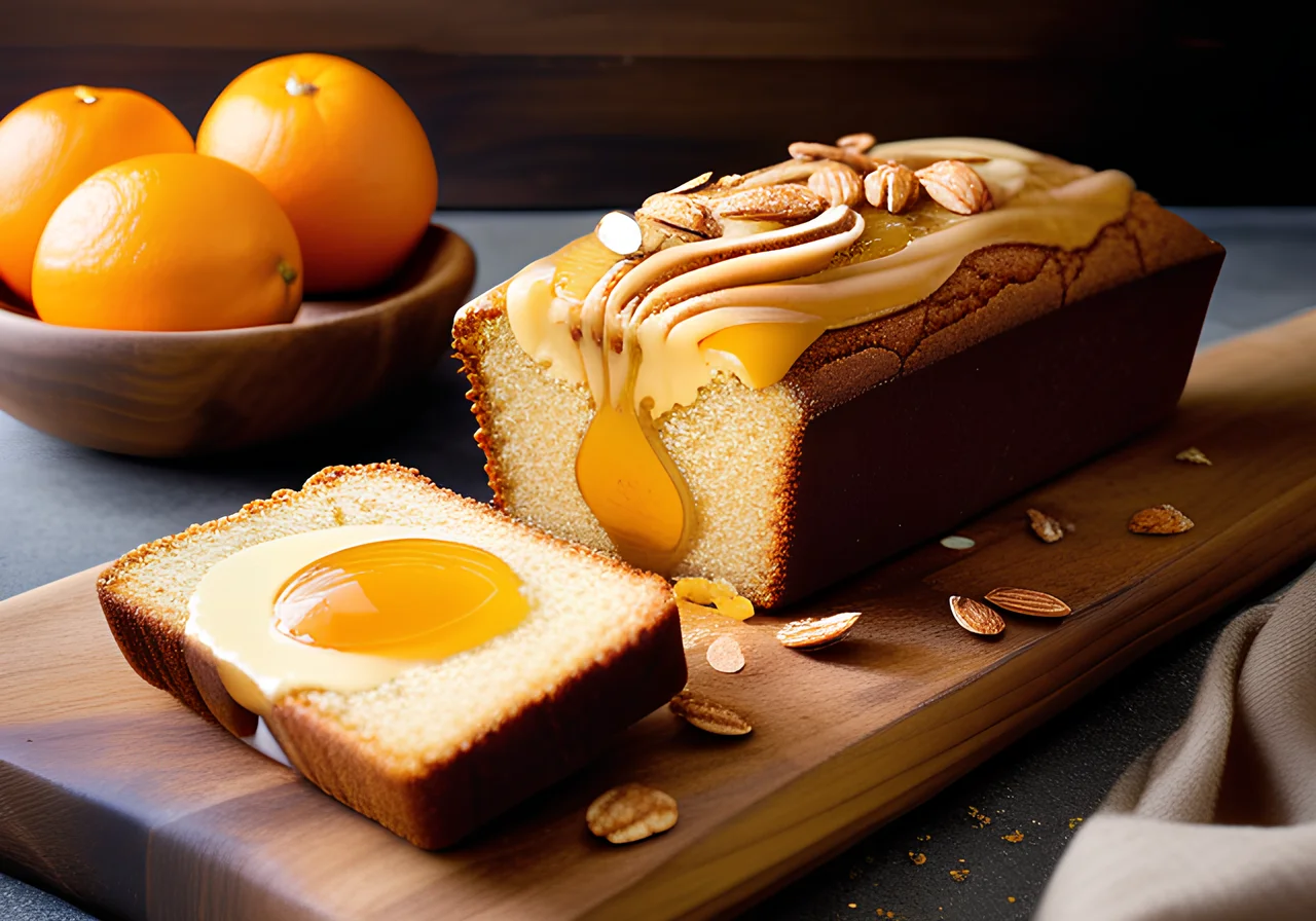 Honey Cake with Orange Cream