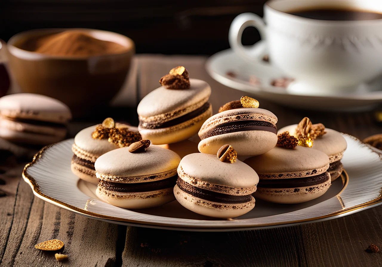 Macaroon-Mocha Treat
