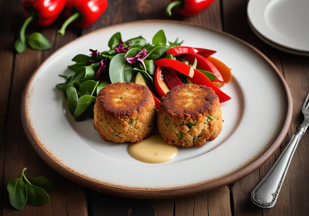 Rapunzel with Chicken Croquettes