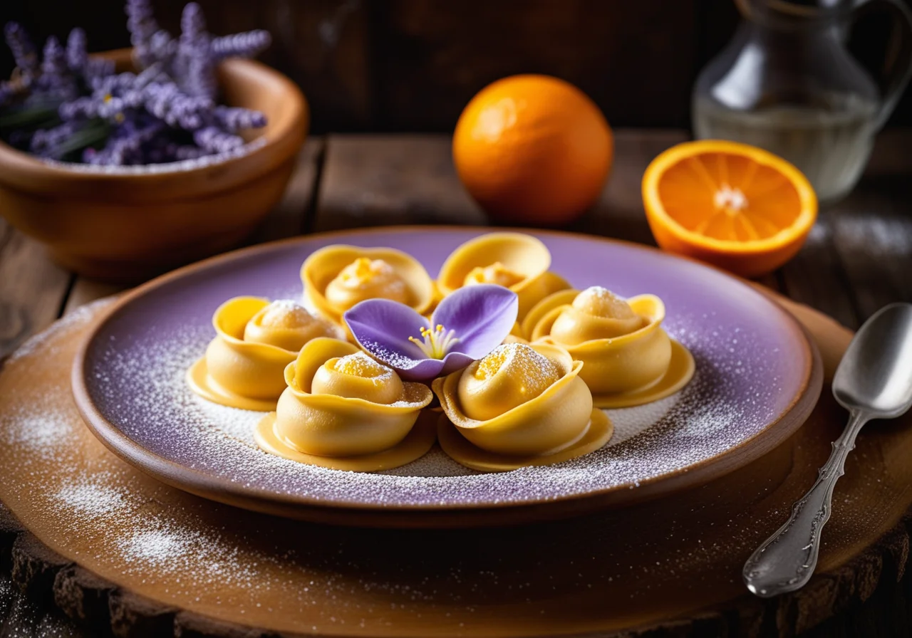 Tortellini with Orange Cream