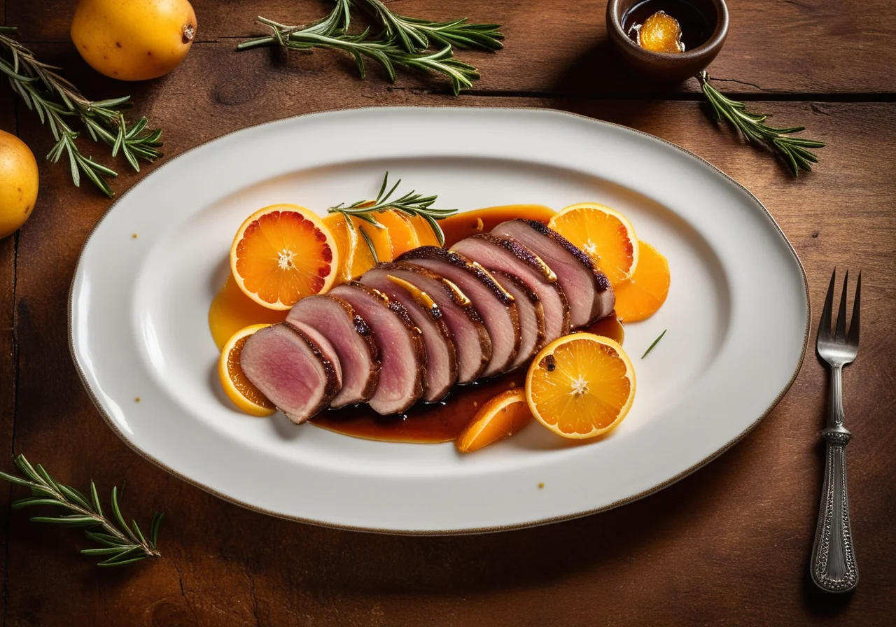 Duck Breast with Oranges