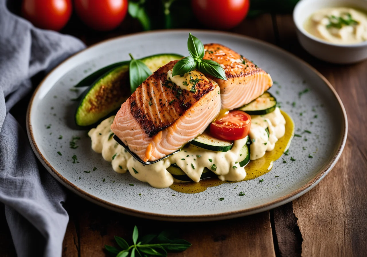 Salmon with Vegetables
