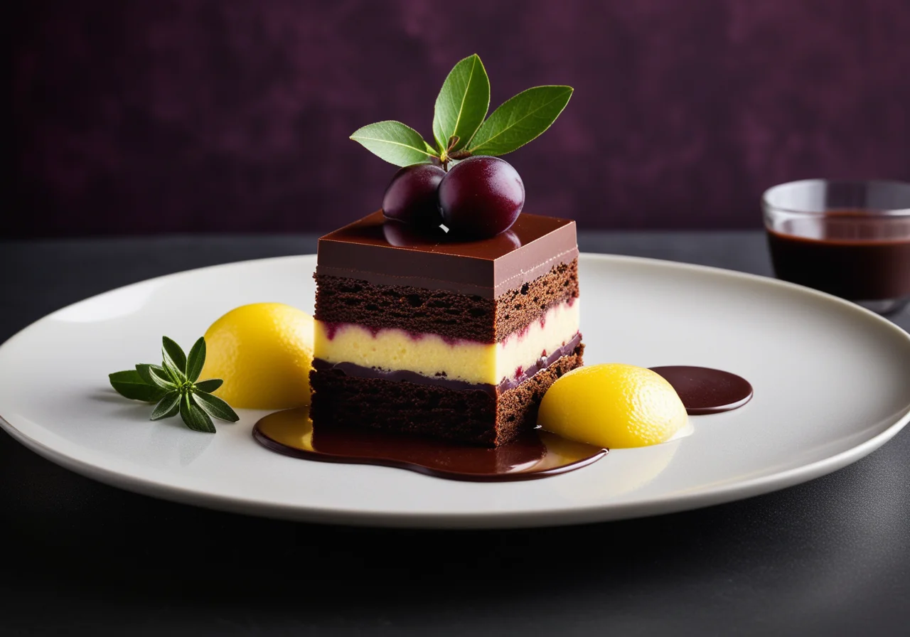 Plum Chocolate Towers