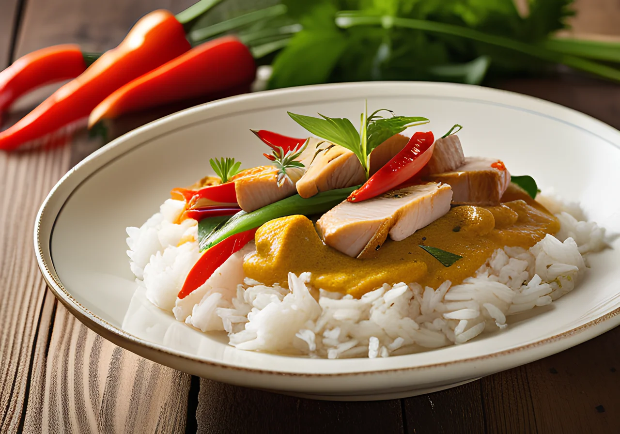 Turkey Strips with Coconut Curry