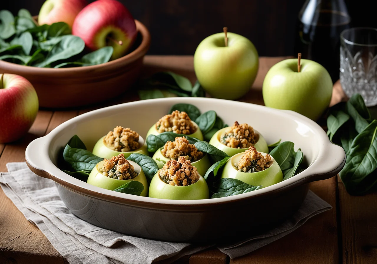 Apples with Spicy Filling
