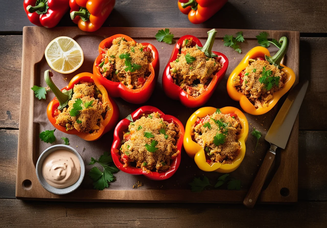 Baked Stuffed Bell Peppers