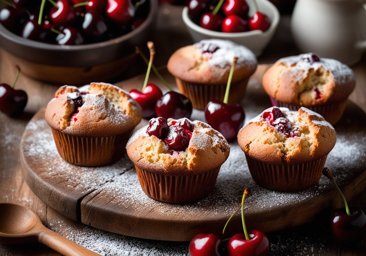 Cherry Muffins