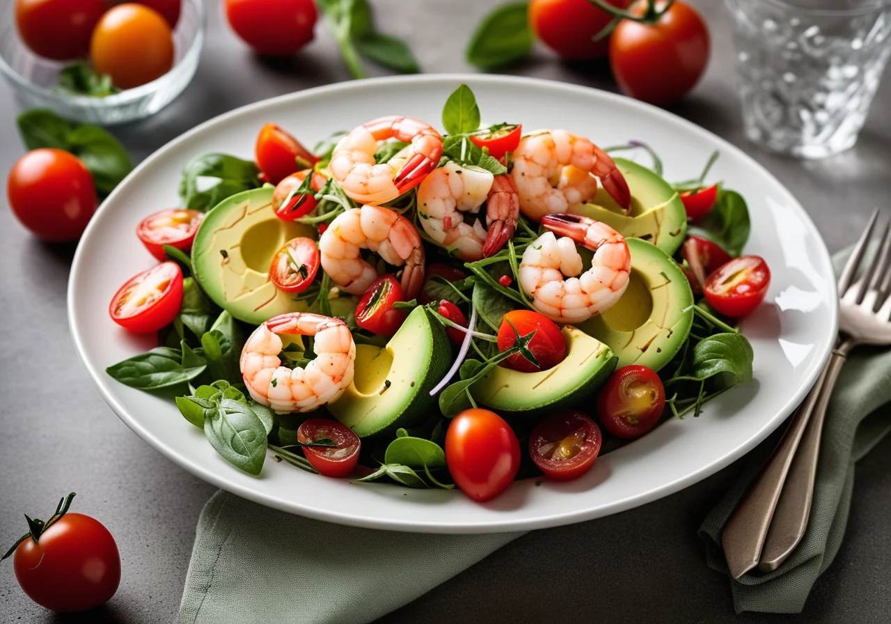 Shrimp and Avocado Salad