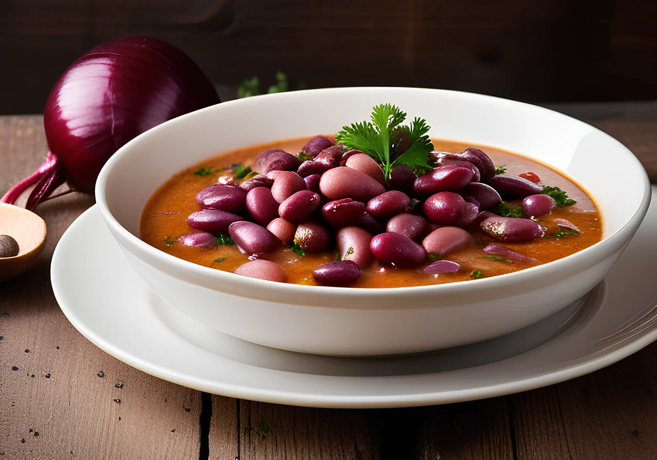 Kidney Beans with Onions and Garlic