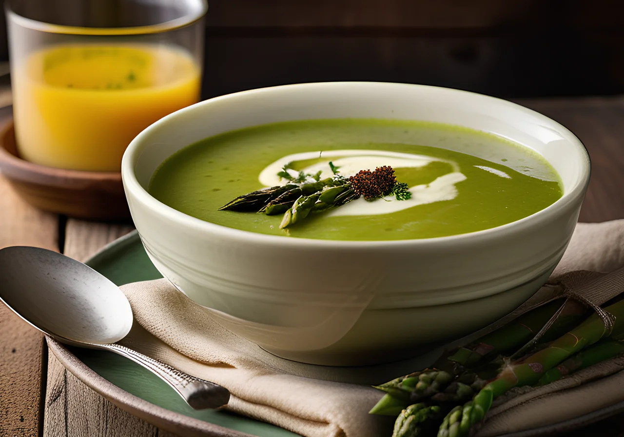 Nettle Asparagus Soup