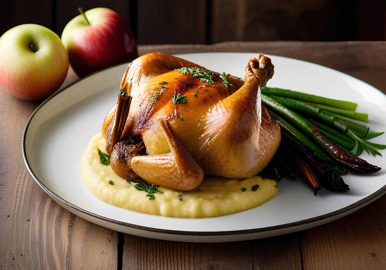 Polenta‑Stuffed Chicken