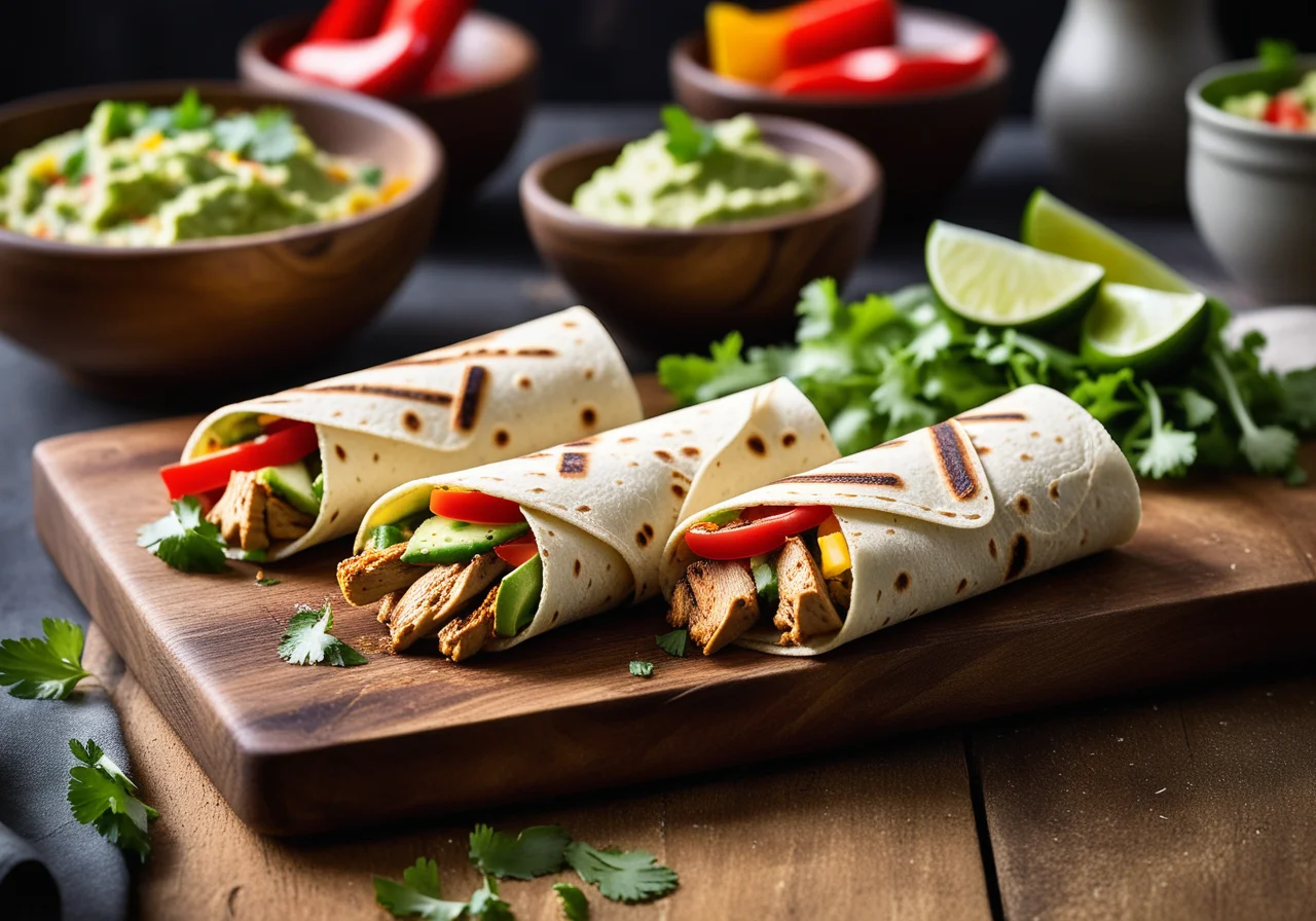 Chicken Fajitas with Vegetables