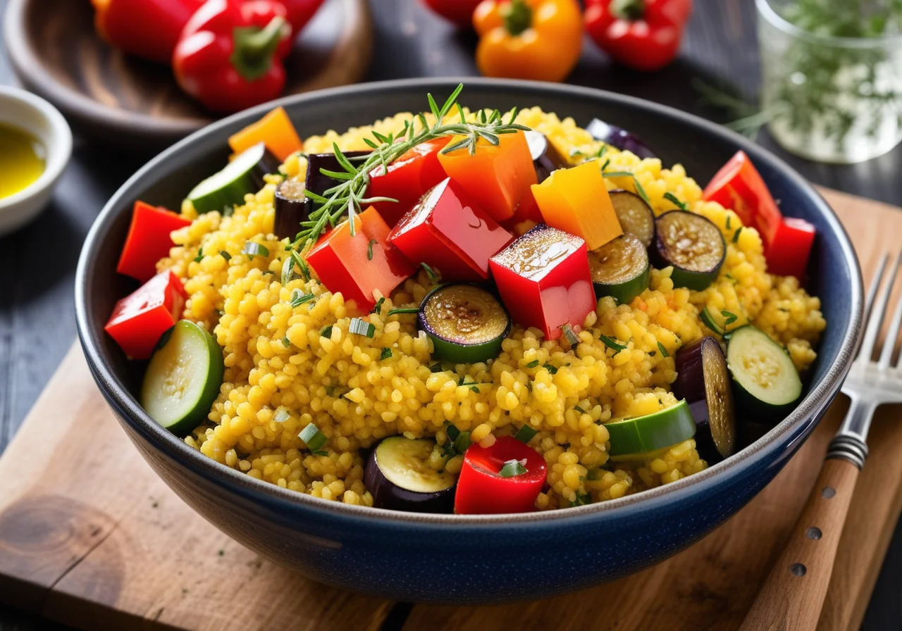 Couscous with Various Vegetables