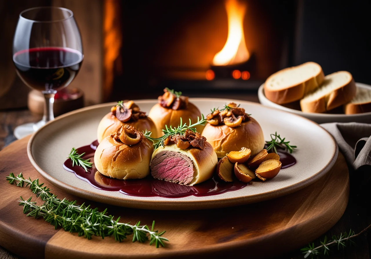 Rouladen with Bread Filling