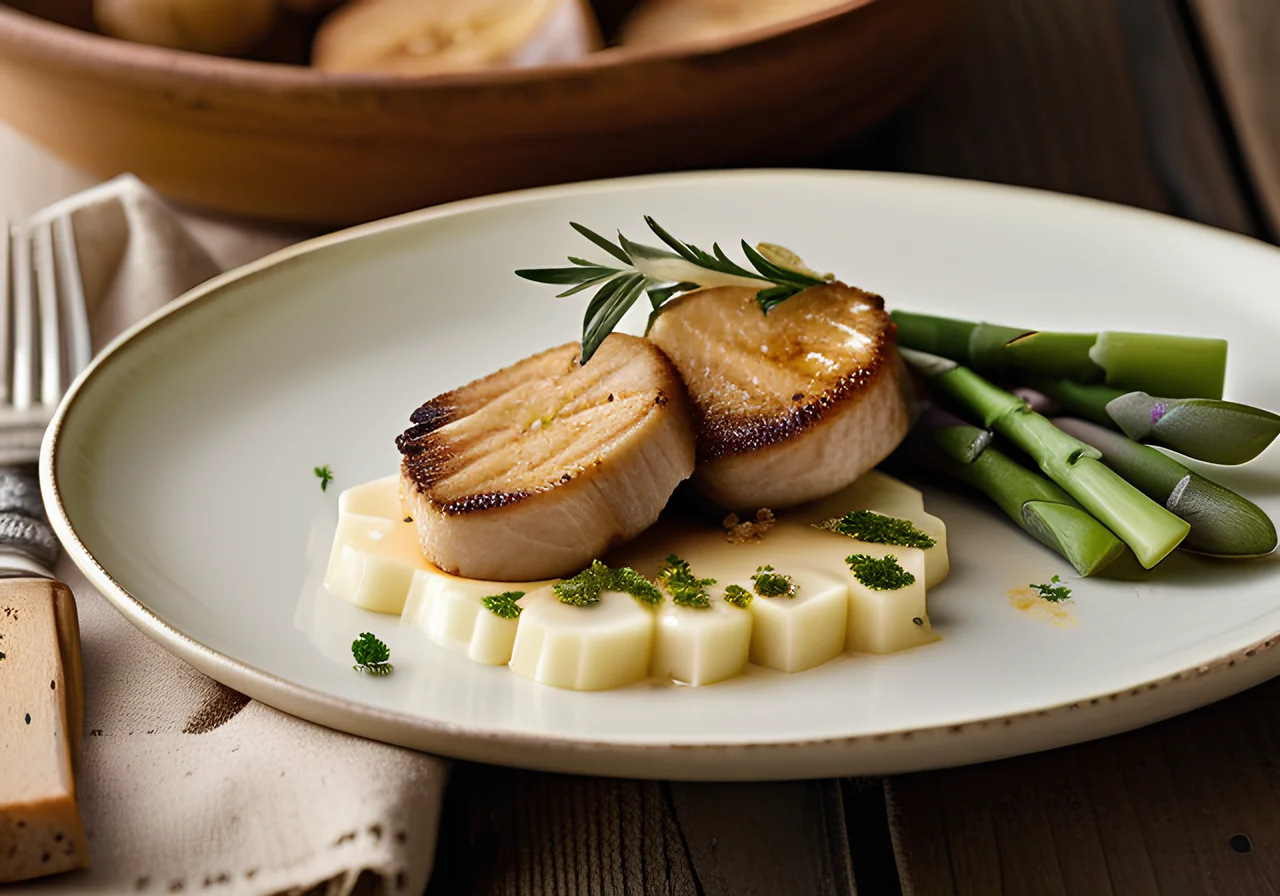 Pork Medallions with Asparagus