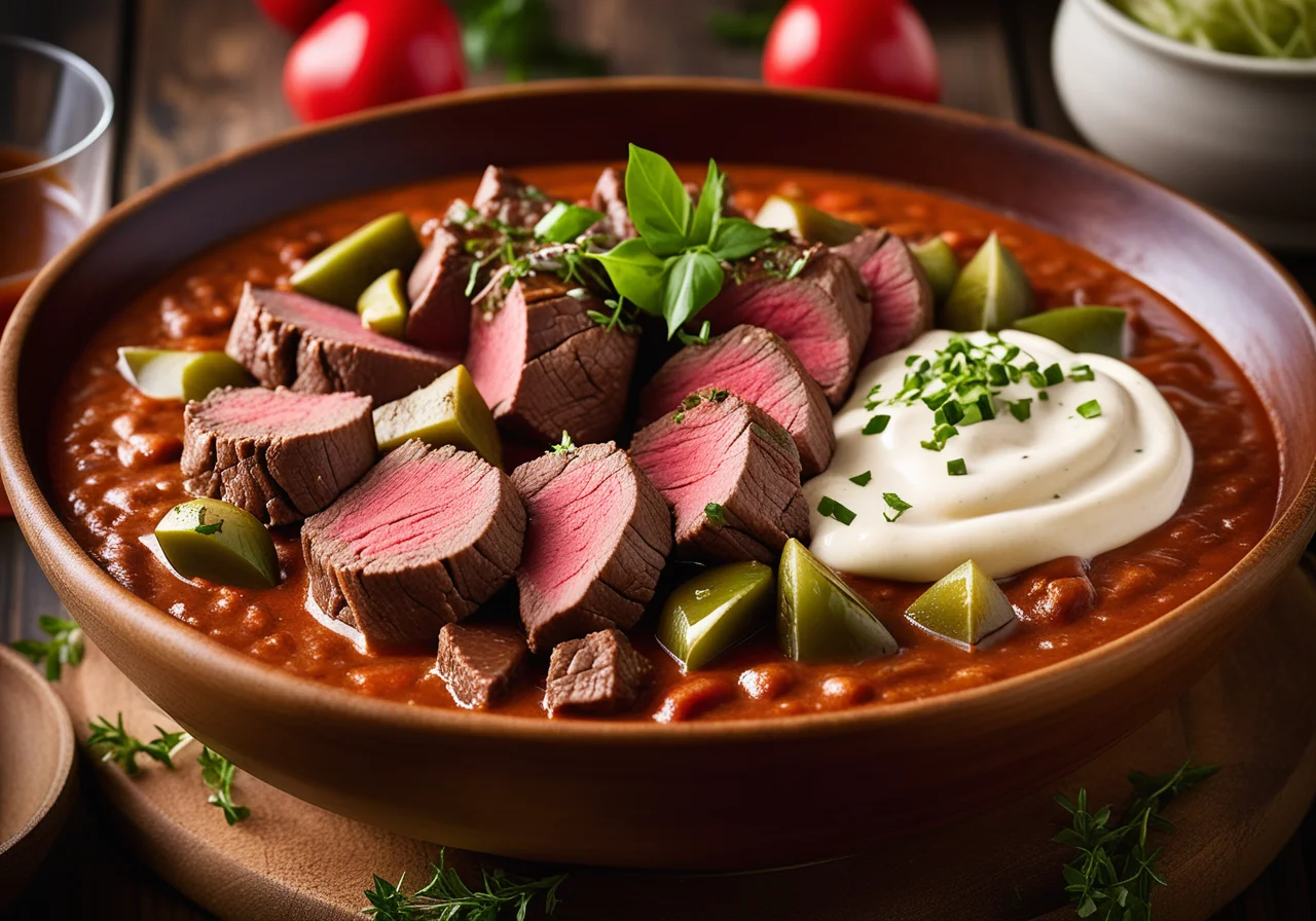 Beef Fillet Cream Goulash à la française