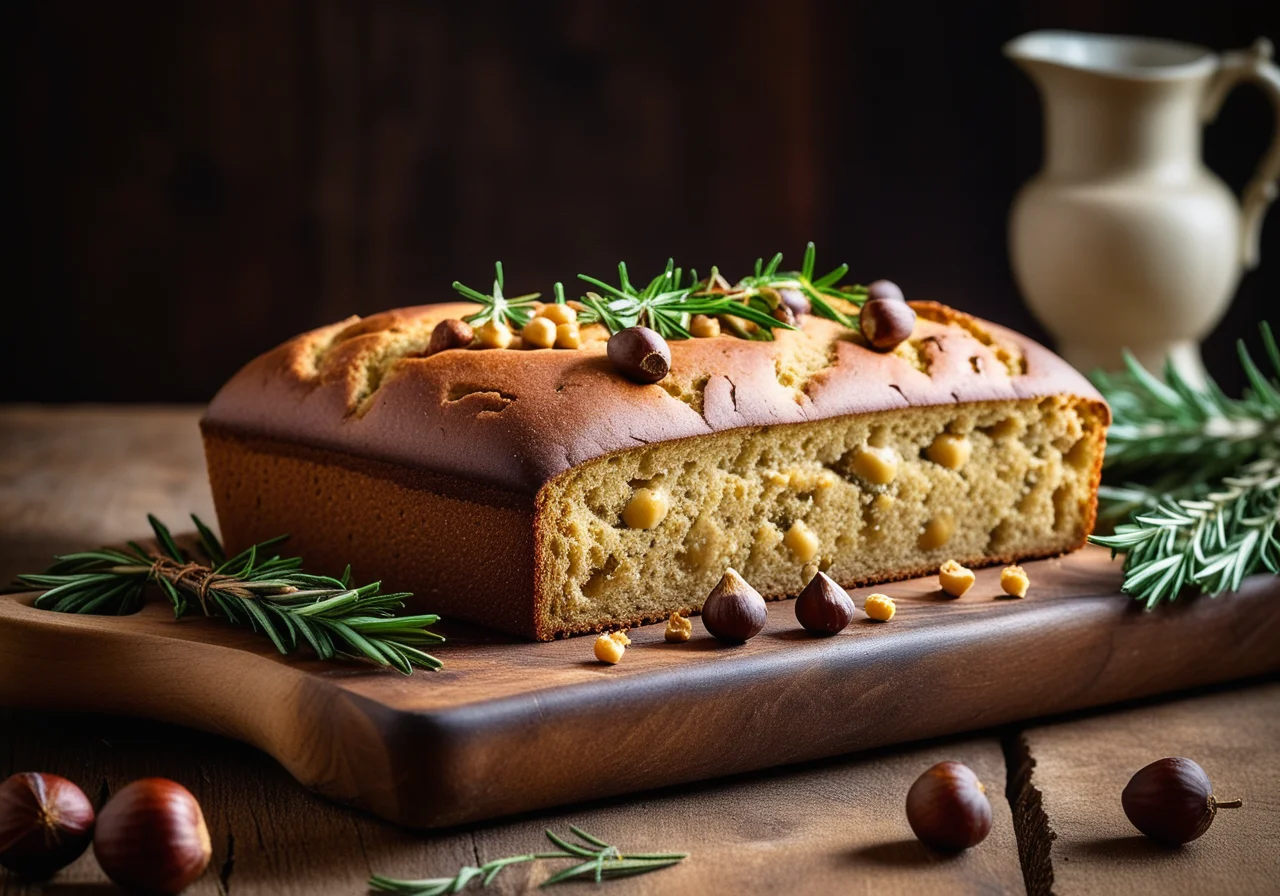 Chickpea Bread with Chestnuts