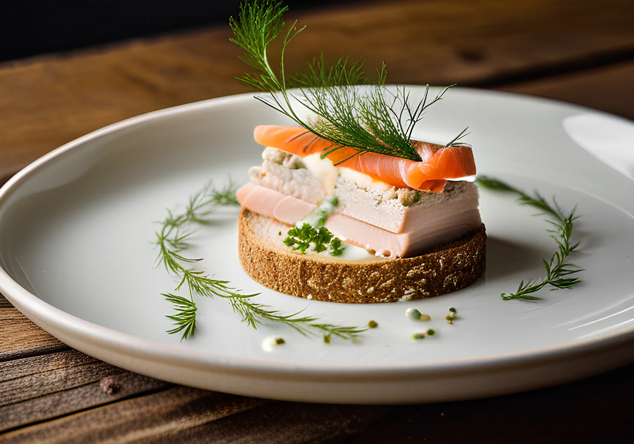 Terrine with Smoked Trout Mousse
