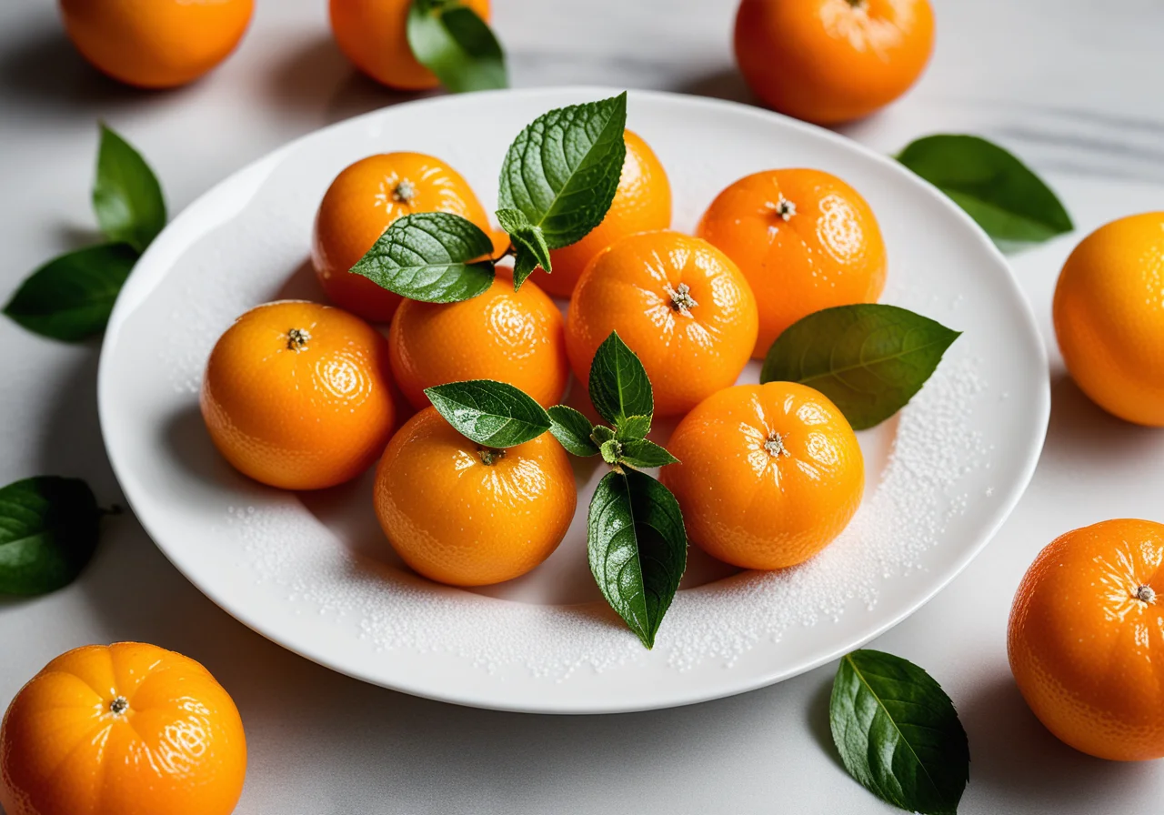 Poached Clementines