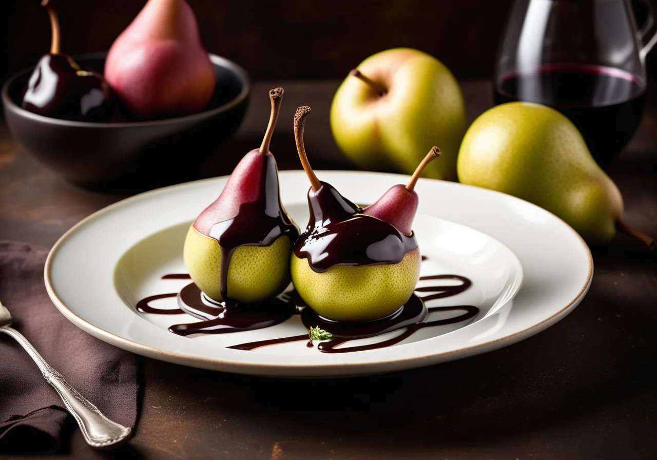 Poached Pears
