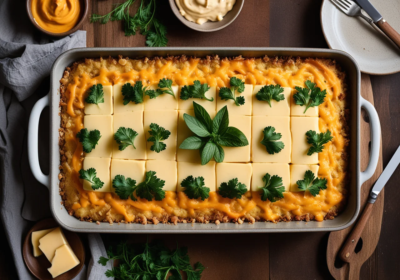 Vegetable Casserole with Nut Crust