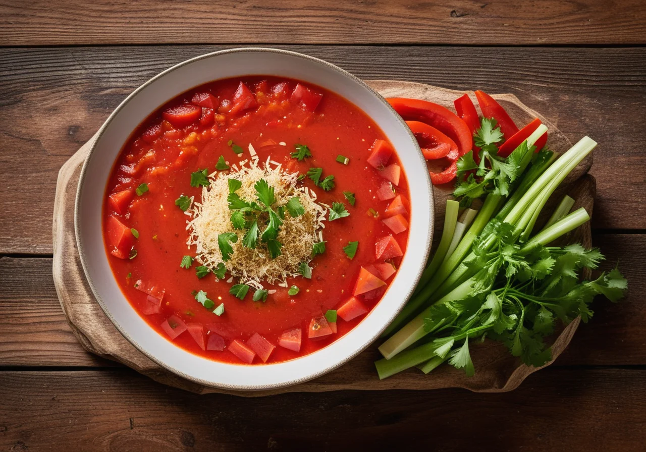Gazpacho with Peperoni