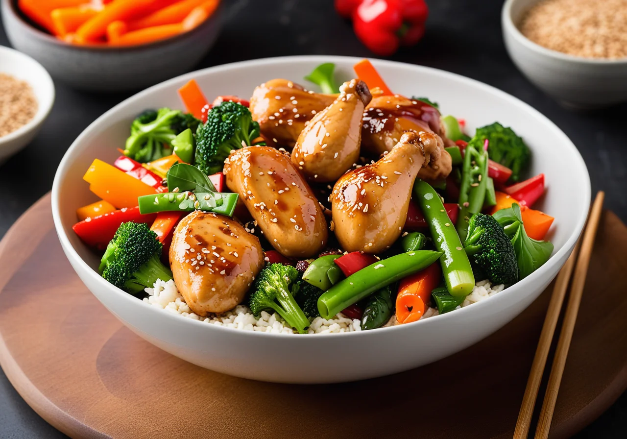 Chicken with Wok Vegetables