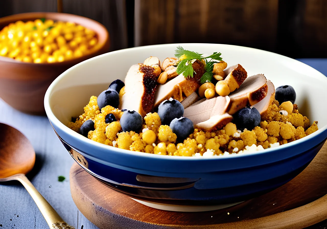 Chicken Bowl with Feelgood Chickpeas, Quinoa & Veggies