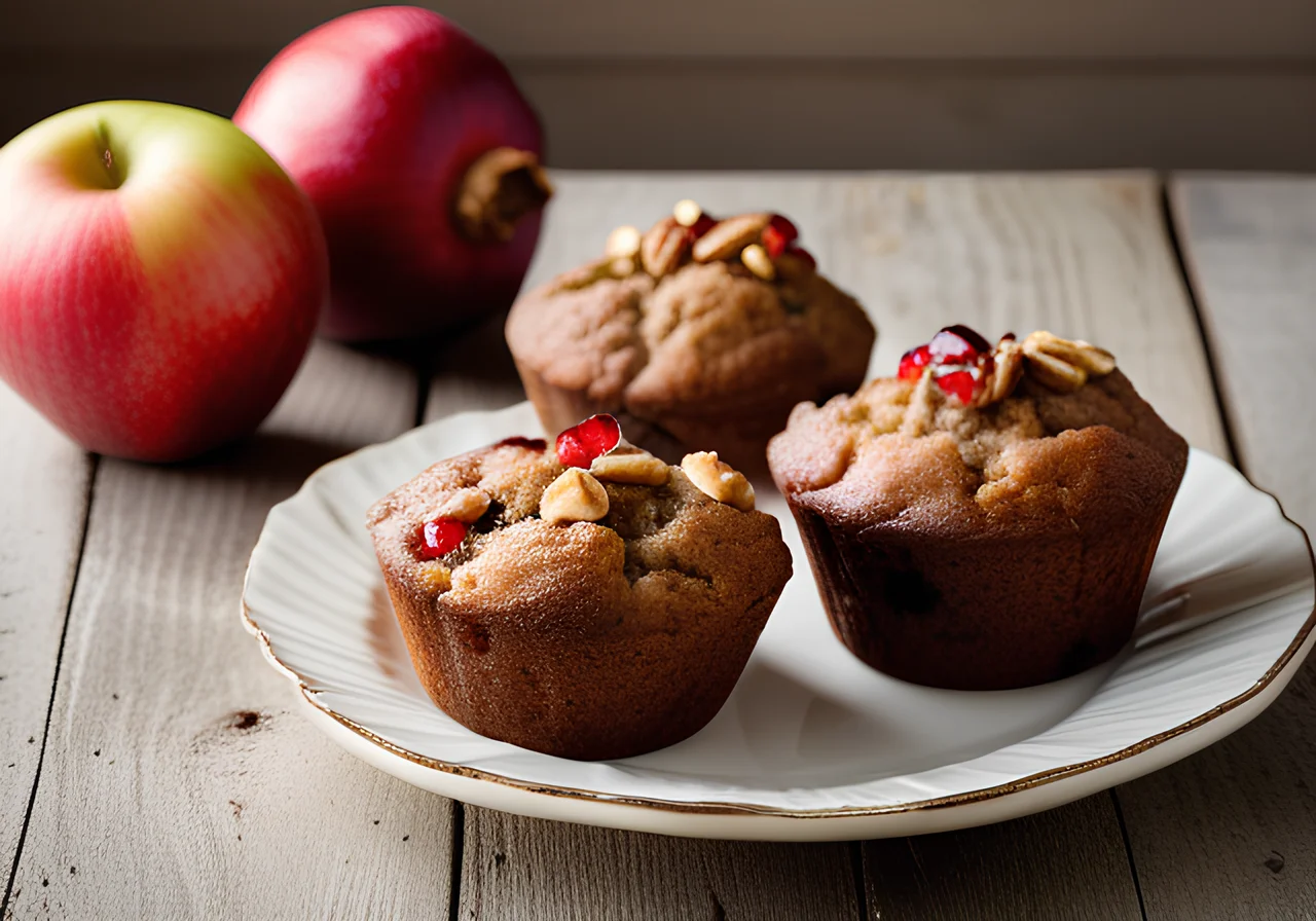 Apple Muffins with Walnuts