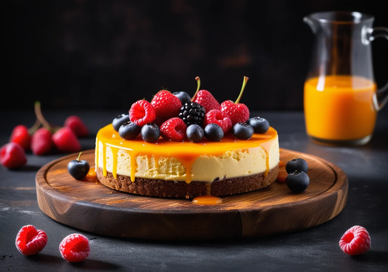 Sea Buckthorn Cheesecake