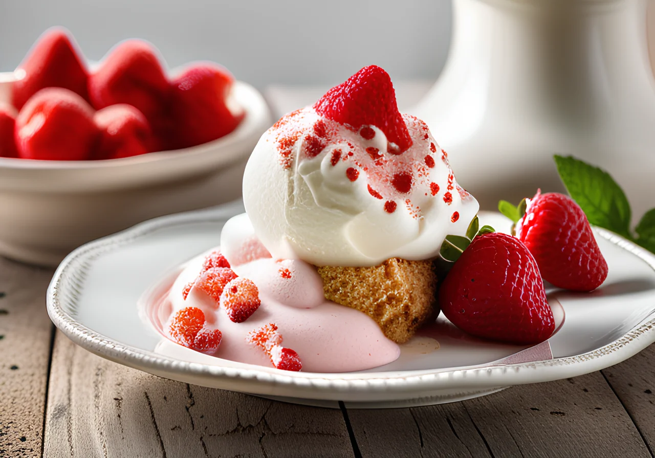 Creamy Strawberry Dessert