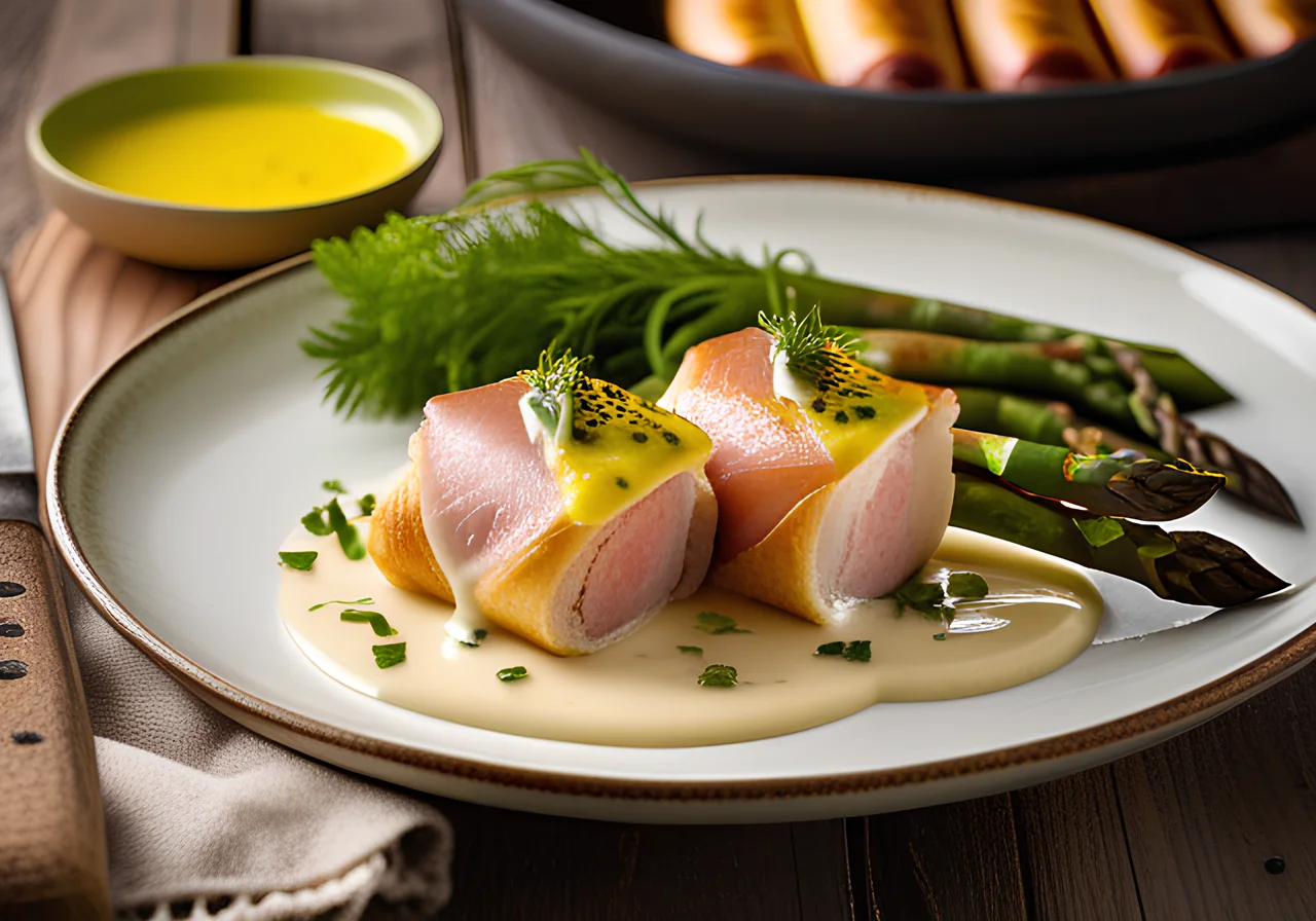 Asparagus Ham Rolls