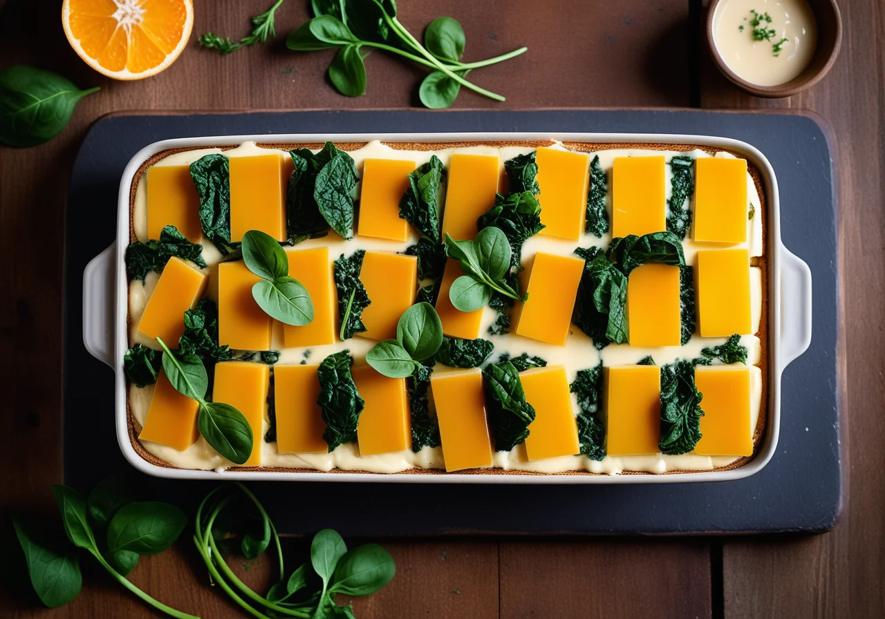 Potato, Spinach and Carrot Terrine