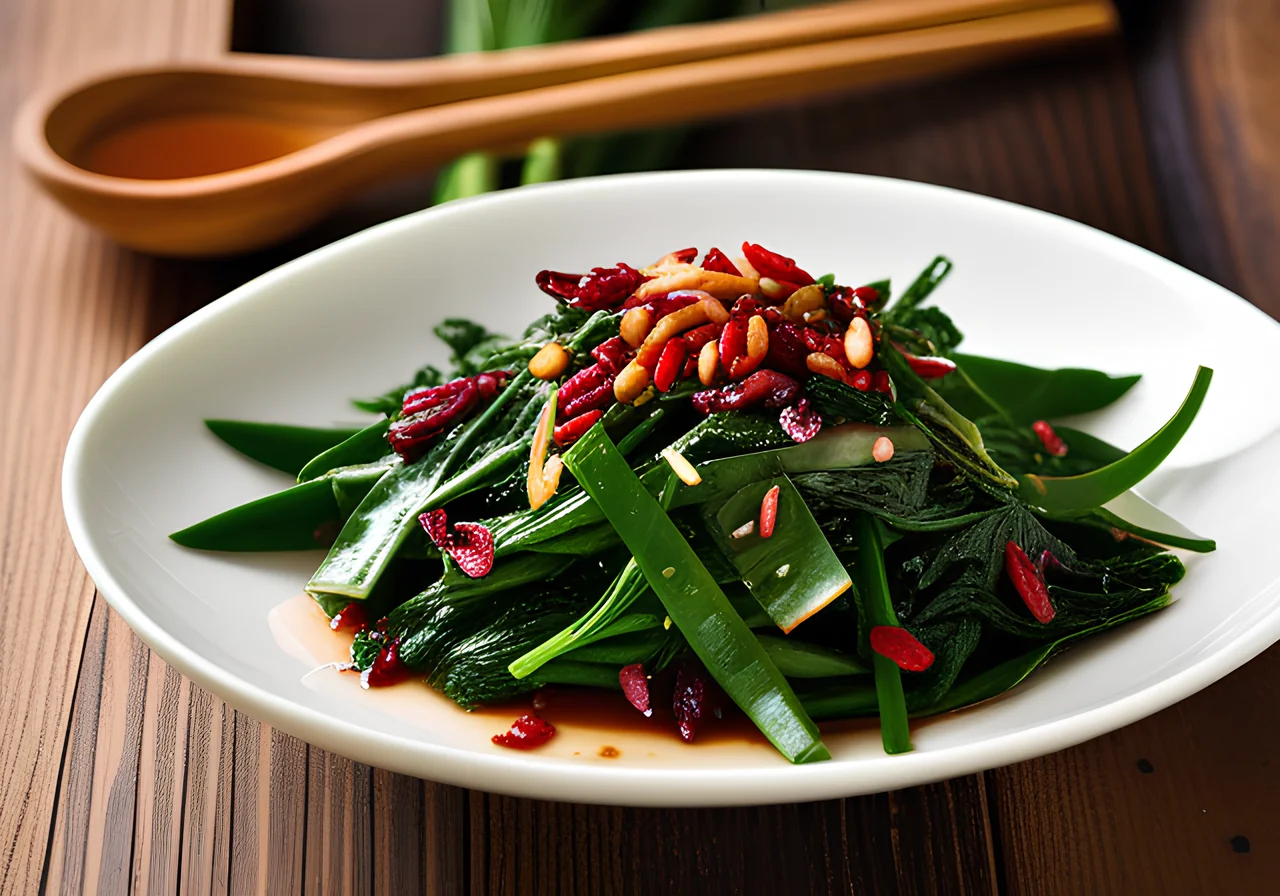 Stir-Fried Water Spinach