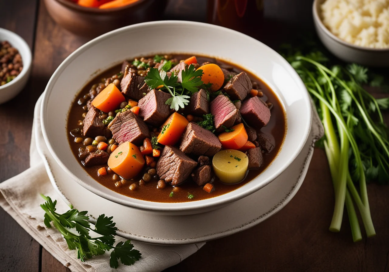 Beef Stew with Lentils